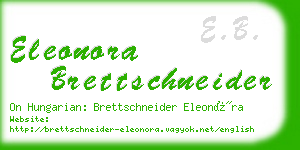 eleonora brettschneider business card
